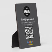 Custom Google Review QR Code Business Plaque (Côté)