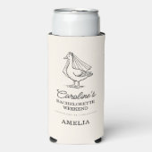 Custom Goose Doodle Weekend Bachelorette Favor (Seltzer Voorkant)