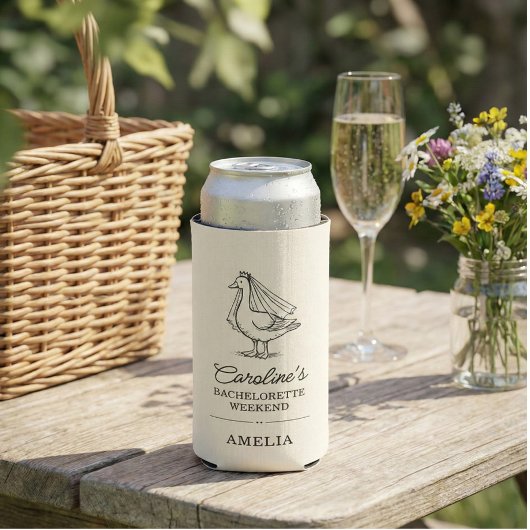 Custom Goose Doodle Weekend Bachelorette Favor