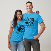 Custom GOSPEL MUZIEK IS MIJN HAPPY PLACE T-shirt (Unisex)