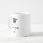 Custom Graduate Coffee Mug Gift for Him or Her (Devant gauche)