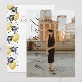 Custom Graduation Announcement & Party Invitation  (Devant / Derrière)