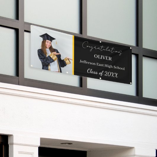 Custom Graduation Party Class van de middelbare sc Spandoek (Buitenkant Gebouw)