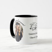 Custom Graduation Photo Mug Congratulations (Devant gauche)