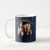 Custom Graduation Photo Mug Congratulations (Gauche)