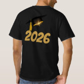 Custom Graduation Photo Shirt Class of 2026 (Achterkant)