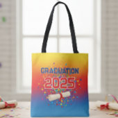 Custom Graduation Tote Bag - Canvas Tote with Date