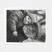 Custom Grandfather Photo Gift from Kids Fleece Deken (Voorkant (Horizontaal))