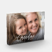 Custom Grandma Established Script Year Fotoblokken (Links)