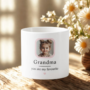 Custom Grandma   "Jij bent mijn favoriete cadeau Espresso Kop