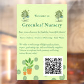 Custom Greenleaf Nursery Branding Raamsticker (Vel 2)