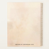 Custom Greyhound Planner, Greyhound gift (Dos)