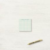 Custom Grid Teacher Post-it® Notes  (Sur un bureau)