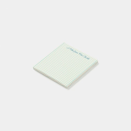 Custom Grid Teacher Post-it® Notes  (Schuin)