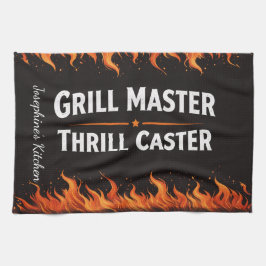 Custom Grill Master Thrill Caster BBQ Fire Dad Nam Theedoek