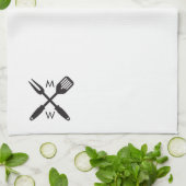 Custom Grillmaster Kitchen Towel Theedoek (Gevouwen)