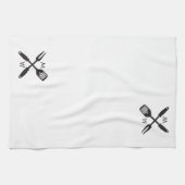 Custom Grillmaster Kitchen Towel Theedoek (Horizontaal)