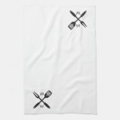 Custom Grillmaster Kitchen Towel Theedoek (Verticaal)
