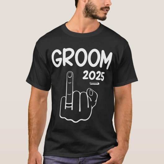 Custom Groom Shirt - Grappig vrijgezellenfeest T-s (Voorkant)