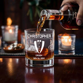 Custom Groom whisky glas