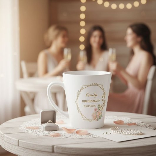 Custom groomsman mug, Bridesmaid proposal gift mug