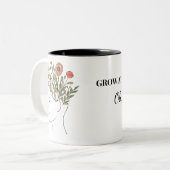 Custom Grow At Your Own Pace Mug (Devant gauche)