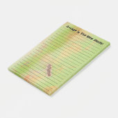 Custom Grunge Welded Metal Green Rusty Patina Post-it® Notes (Schuin)