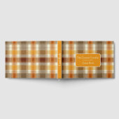Custom Guest Book Gingham Style Vacation Rentals Gastenboek (Volledig)