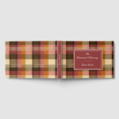 Custom Guest Book Gingham Style Vacation Rentals Gastenboek (Volledig)
