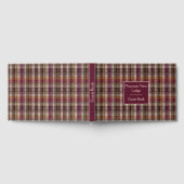 Custom Guest Book Gingham Style Vacation Rentals Gastenboek (Volledig)