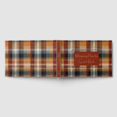 Custom Guest Book Gingham Style Vacation Rentals Gastenboek (Volledig)