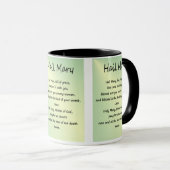Custom Hail Mary Prayer Mug (Devant droit)
