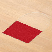Custom Half Tomato Red Noise Acrylic Invitation (Poser)
