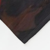 Custom Halloween Pet Blanket | Spooky & Cute Gift Fleece Deken (Hoek)