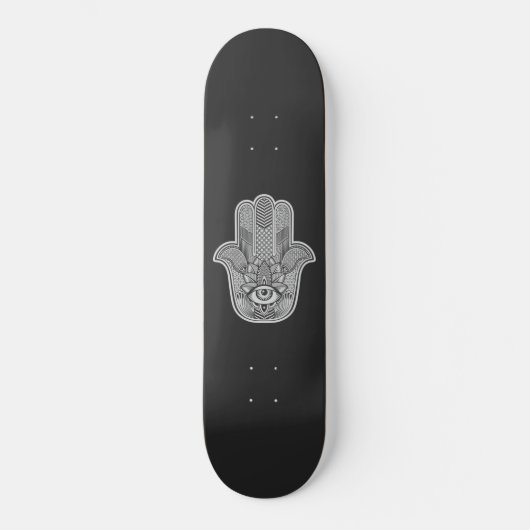 Custom Hamsa Skateboard (Voorkant)