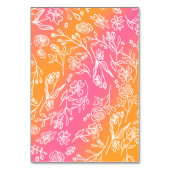 Custom Hand geschreven roze Sinaasappel Kaart (Achterkant)