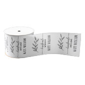 Custom Handgemaakt met liefde Ribbon Grosgrain Lint (Spoel)