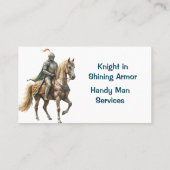Custom Handy Man Service Repair Maintenance Visitekaartje (Achterkant)