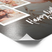 Custom Happy Birthday Baby Photo Collage Plaque (Coin)