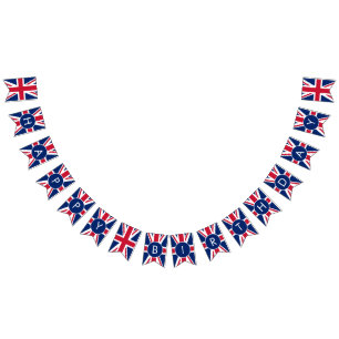 Custom Happy Birthday Union Jack Vlaggetjes