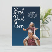 Custom Happy Father's Day Kaart voor papa (Staand voorkant)
