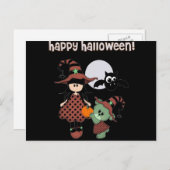 Custom Happy Halloween Briefkaart (Voorkant / Achterkant)