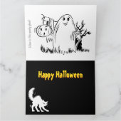 Custom Happy Halloween Party kaart Kleine monsters (Binnen)