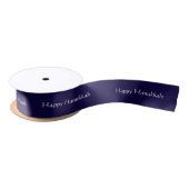 Custom Happy Hanukkah Satin Ribbon Lint (Spoel)