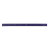 Custom Happy Hanukkah Satin Ribbon Lint (Voorkant)