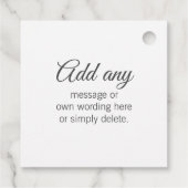 CUSTOM Happy St Patrick's Day Bedankjes Labels (Achterkant)