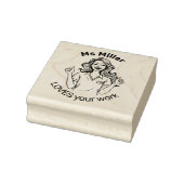 Custom Happy Teacher Message Classroom Rubberstempel (Stempel)