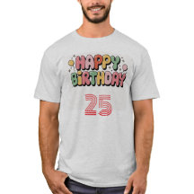Custom Happy verjaardagscadeau T-shirt