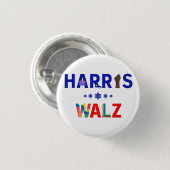 Custom Harris/Walz Campaign Button (Voorkant /achterkant)