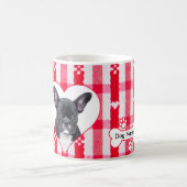 Custom Hart Gevormd Frans Bulldog Koffie Mok 11oz (Center)